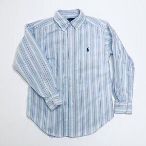 RALPH LAUREN Striped Dress Shirt {8}